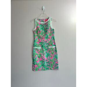 Lilly Pulitzer Kathleen Stretch Mini Dress in Prosecco Pink Size 00 NWT